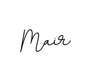 How to make Mair name signature. Use BallpointsItalic-DORy9 style for creating short signs online. This is the latest handwritten sign. Mair signature style 11 images and pictures png