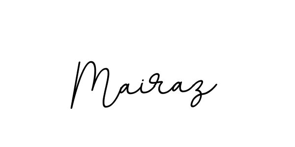 Use a signature maker to create a handwritten signature online. With this signature software, you can design (BallpointsItalic-DORy9) your own signature for name Mairaz. Mairaz signature style 11 images and pictures png