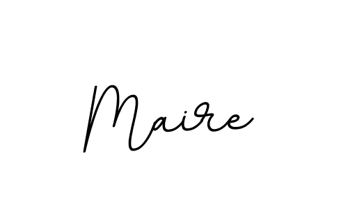 Design your own signature with our free online signature maker. With this signature software, you can create a handwritten (BallpointsItalic-DORy9) signature for name Maire. Maire signature style 11 images and pictures png