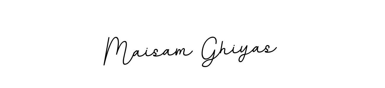 How to make Maisam Ghiyas signature? BallpointsItalic-DORy9 is a professional autograph style. Create handwritten signature for Maisam Ghiyas name. Maisam Ghiyas signature style 11 images and pictures png