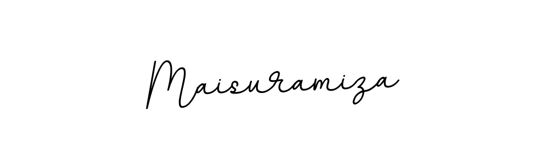 Design your own signature with our free online signature maker. With this signature software, you can create a handwritten (BallpointsItalic-DORy9) signature for name Maisuramiza. Maisuramiza signature style 11 images and pictures png