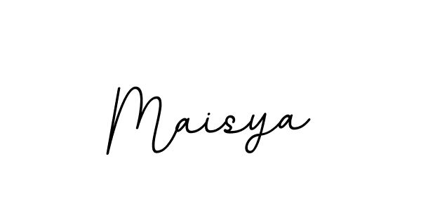 Create a beautiful signature design for name Maisya. With this signature (BallpointsItalic-DORy9) fonts, you can make a handwritten signature for free. Maisya signature style 11 images and pictures png