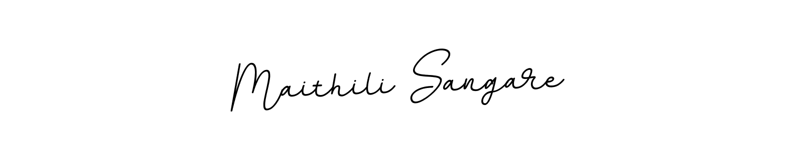Design your own signature with our free online signature maker. With this signature software, you can create a handwritten (BallpointsItalic-DORy9) signature for name Maithili Sangare. Maithili Sangare signature style 11 images and pictures png