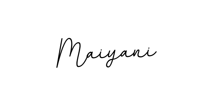 Also we have Maiyani name is the best signature style. Create professional handwritten signature collection using BallpointsItalic-DORy9 autograph style. Maiyani signature style 11 images and pictures png