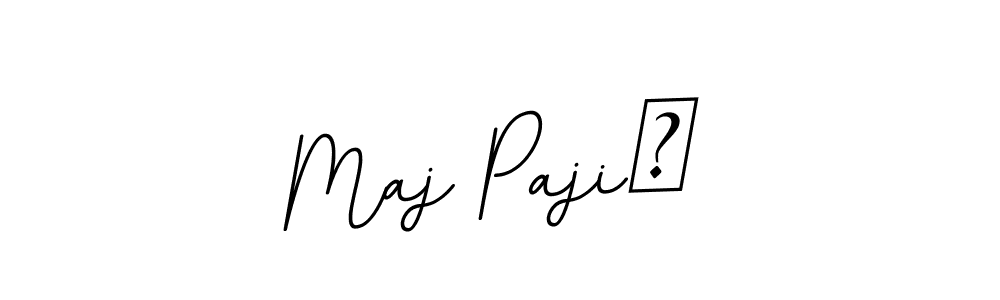 This is the best signature style for the Maj Pajić name. Also you like these signature font (BallpointsItalic-DORy9). Mix name signature. Maj Pajić signature style 11 images and pictures png