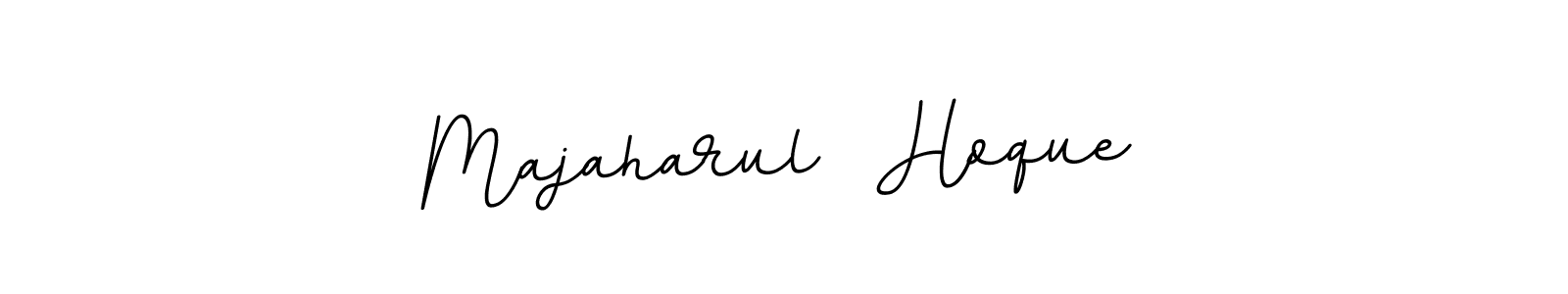 How to make Majaharul  Hoque name signature. Use BallpointsItalic-DORy9 style for creating short signs online. This is the latest handwritten sign. Majaharul  Hoque signature style 11 images and pictures png