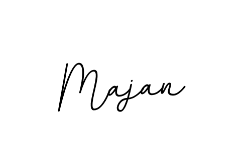 Make a beautiful signature design for name Majan. With this signature (BallpointsItalic-DORy9) style, you can create a handwritten signature for free. Majan signature style 11 images and pictures png