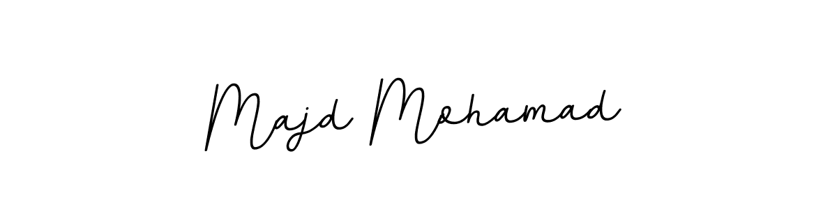 Design your own signature with our free online signature maker. With this signature software, you can create a handwritten (BallpointsItalic-DORy9) signature for name Majd Mohamad. Majd Mohamad signature style 11 images and pictures png