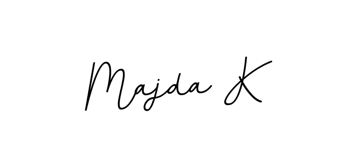 if you are searching for the best signature style for your name Majda K. so please give up your signature search. here we have designed multiple signature styles  using BallpointsItalic-DORy9. Majda K signature style 11 images and pictures png