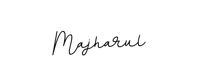 You should practise on your own different ways (BallpointsItalic-DORy9) to write your name (Majharul) in signature. don't let someone else do it for you. Majharul signature style 11 images and pictures png