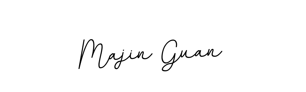 Majin Guan stylish signature style. Best Handwritten Sign (BallpointsItalic-DORy9) for my name. Handwritten Signature Collection Ideas for my name Majin Guan. Majin Guan signature style 11 images and pictures png