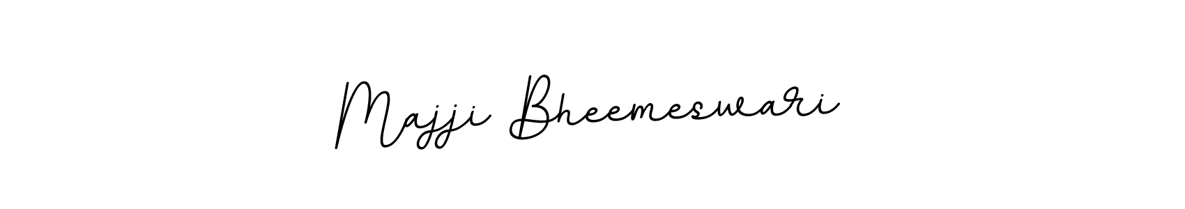 Design your own signature with our free online signature maker. With this signature software, you can create a handwritten (BallpointsItalic-DORy9) signature for name Majji Bheemeswari. Majji Bheemeswari signature style 11 images and pictures png