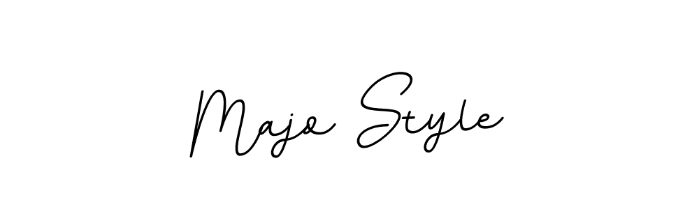 It looks lik you need a new signature style for name Majo Style. Design unique handwritten (BallpointsItalic-DORy9) signature with our free signature maker in just a few clicks. Majo Style signature style 11 images and pictures png