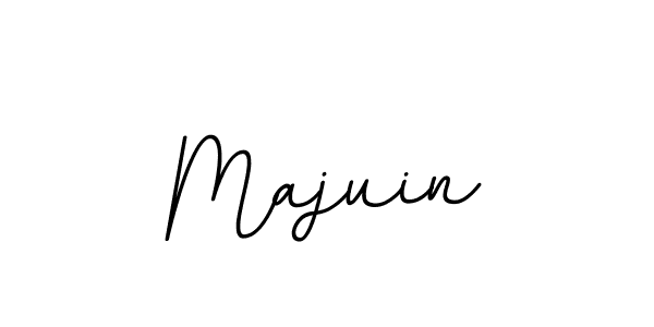 How to make Majuin name signature. Use BallpointsItalic-DORy9 style for creating short signs online. This is the latest handwritten sign. Majuin signature style 11 images and pictures png