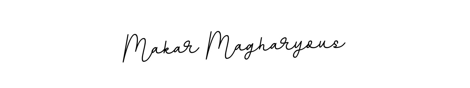 How to make Makar Magharyous name signature. Use BallpointsItalic-DORy9 style for creating short signs online. This is the latest handwritten sign. Makar Magharyous signature style 11 images and pictures png