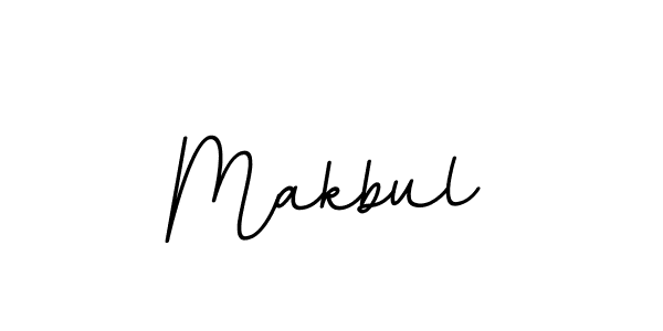 How to make Makbul name signature. Use BallpointsItalic-DORy9 style for creating short signs online. This is the latest handwritten sign. Makbul signature style 11 images and pictures png
