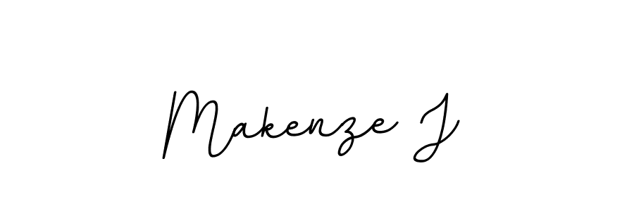 Makenze J stylish signature style. Best Handwritten Sign (BallpointsItalic-DORy9) for my name. Handwritten Signature Collection Ideas for my name Makenze J. Makenze J signature style 11 images and pictures png