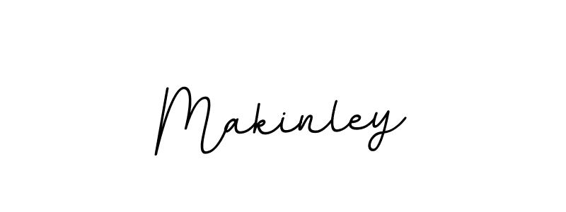 How to make Makinley name signature. Use BallpointsItalic-DORy9 style for creating short signs online. This is the latest handwritten sign. Makinley signature style 11 images and pictures png