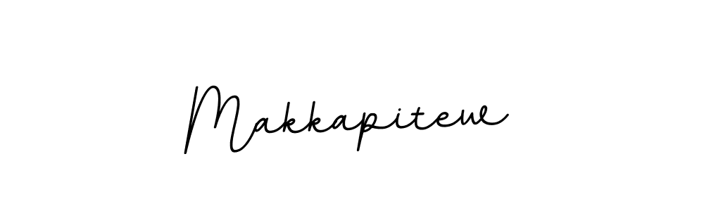 Design your own signature with our free online signature maker. With this signature software, you can create a handwritten (BallpointsItalic-DORy9) signature for name Makkapitew. Makkapitew signature style 11 images and pictures png