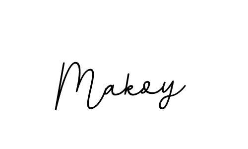 Make a beautiful signature design for name Makoy. With this signature (BallpointsItalic-DORy9) style, you can create a handwritten signature for free. Makoy signature style 11 images and pictures png