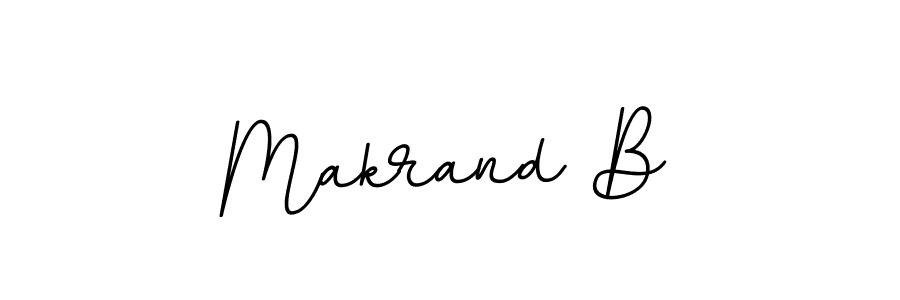 Make a beautiful signature design for name Makrand B. Use this online signature maker to create a handwritten signature for free. Makrand B signature style 11 images and pictures png