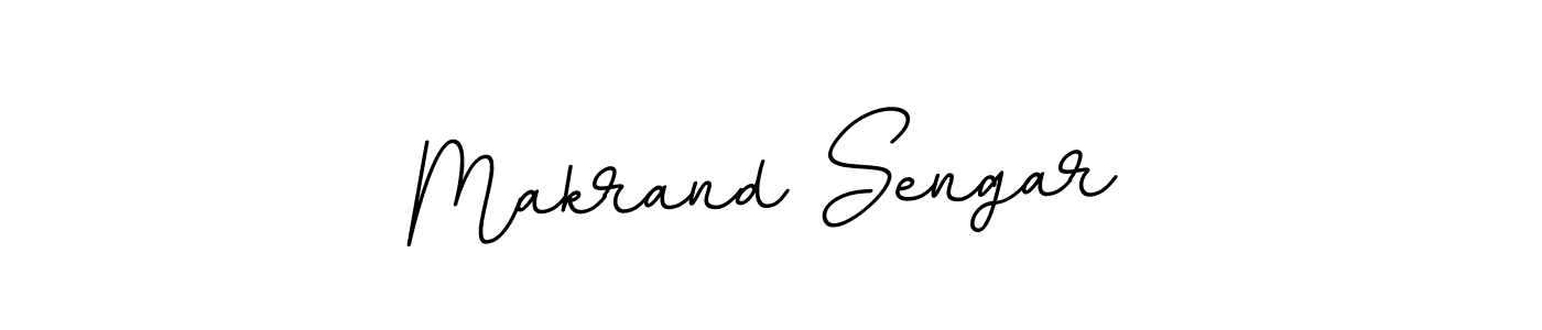 Design your own signature with our free online signature maker. With this signature software, you can create a handwritten (BallpointsItalic-DORy9) signature for name Makrand Sengar. Makrand Sengar signature style 11 images and pictures png