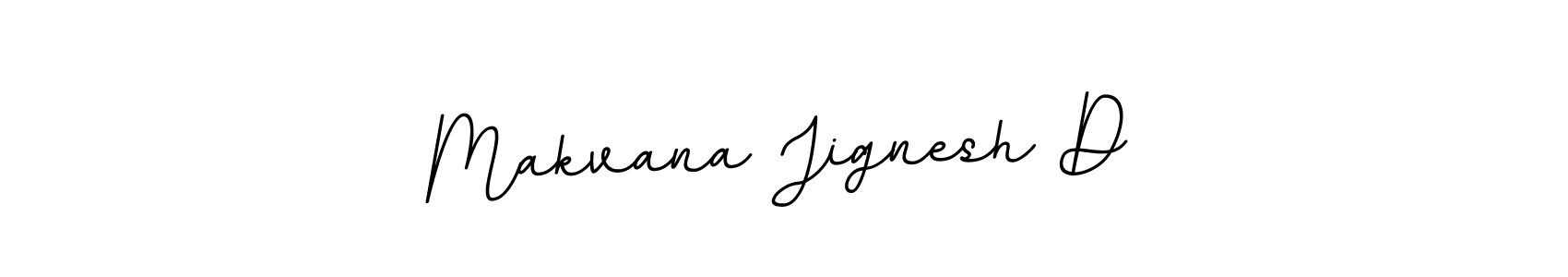 Design your own signature with our free online signature maker. With this signature software, you can create a handwritten (BallpointsItalic-DORy9) signature for name Makvana Jignesh D. Makvana Jignesh D signature style 11 images and pictures png