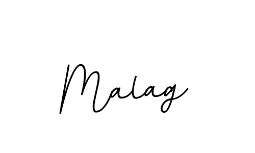 Make a beautiful signature design for name Malag. With this signature (BallpointsItalic-DORy9) style, you can create a handwritten signature for free. Malag signature style 11 images and pictures png