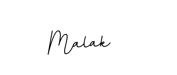 Design your own signature with our free online signature maker. With this signature software, you can create a handwritten (BallpointsItalic-DORy9) signature for name Malak  . Malak   signature style 11 images and pictures png