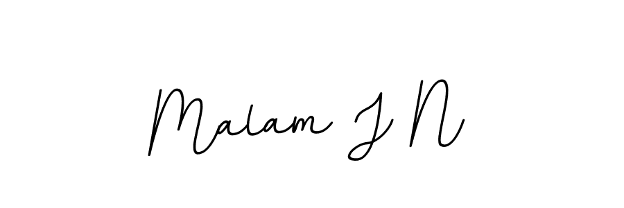 Malam J N stylish signature style. Best Handwritten Sign (BallpointsItalic-DORy9) for my name. Handwritten Signature Collection Ideas for my name Malam J N. Malam J N signature style 11 images and pictures png