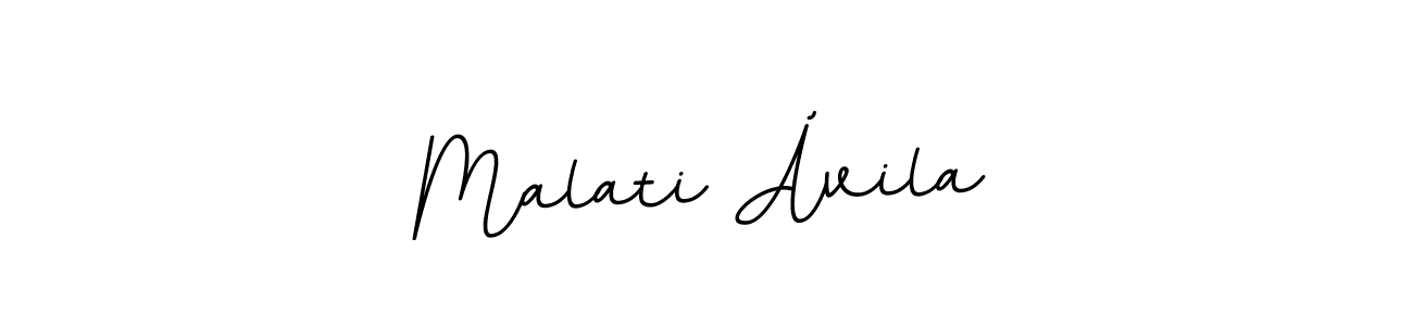 This is the best signature style for the Malati Ávila name. Also you like these signature font (BallpointsItalic-DORy9). Mix name signature. Malati Ávila signature style 11 images and pictures png