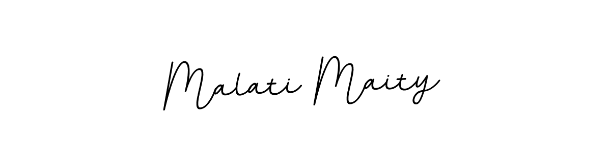 How to make Malati Maity signature? BallpointsItalic-DORy9 is a professional autograph style. Create handwritten signature for Malati Maity name. Malati Maity signature style 11 images and pictures png