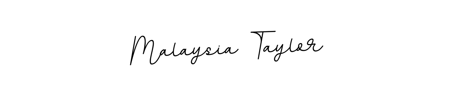Make a beautiful signature design for name Malaysia Taylor. With this signature (BallpointsItalic-DORy9) style, you can create a handwritten signature for free. Malaysia Taylor signature style 11 images and pictures png