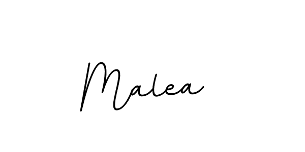 Design your own signature with our free online signature maker. With this signature software, you can create a handwritten (BallpointsItalic-DORy9) signature for name Malea . Malea  signature style 11 images and pictures png