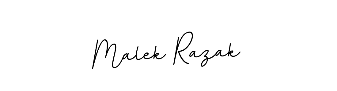 Malek Razak stylish signature style. Best Handwritten Sign (BallpointsItalic-DORy9) for my name. Handwritten Signature Collection Ideas for my name Malek Razak. Malek Razak signature style 11 images and pictures png