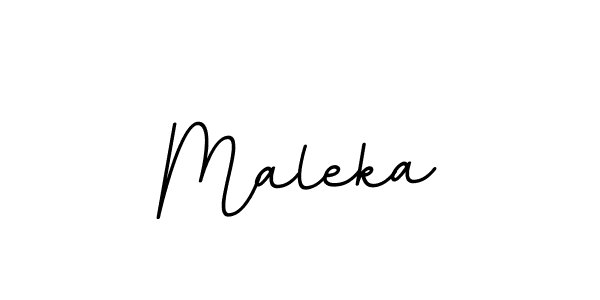 The best way (BallpointsItalic-DORy9) to make a short signature is to pick only two or three words in your name. The name Maleka include a total of six letters. For converting this name. Maleka signature style 11 images and pictures png