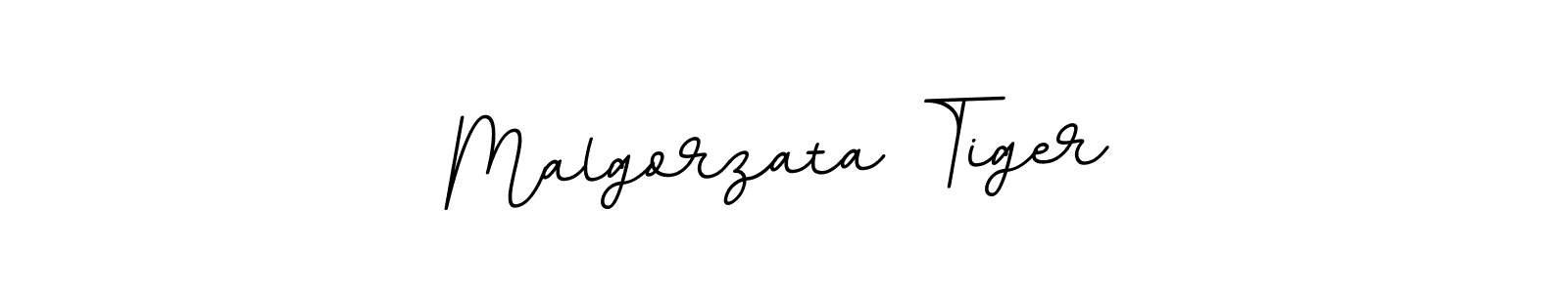 Design your own signature with our free online signature maker. With this signature software, you can create a handwritten (BallpointsItalic-DORy9) signature for name Malgorzata Tiger. Malgorzata Tiger signature style 11 images and pictures png