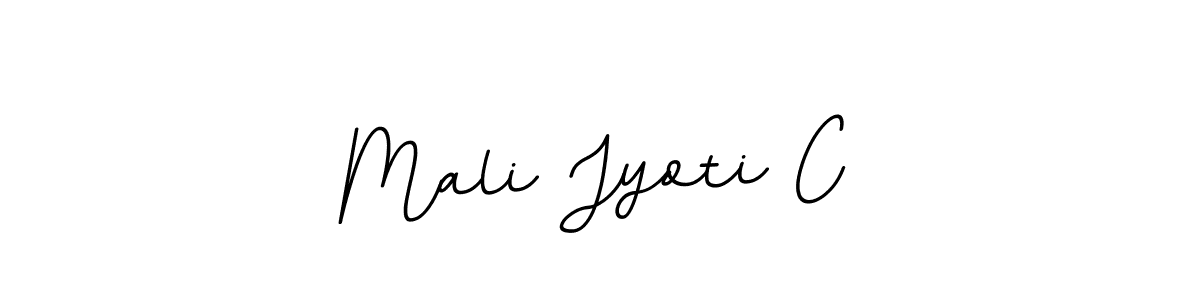 The best way (BallpointsItalic-DORy9) to make a short signature is to pick only two or three words in your name. The name Mali Jyoti C include a total of six letters. For converting this name. Mali Jyoti C signature style 11 images and pictures png