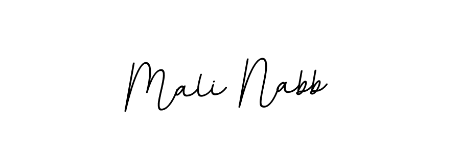 Create a beautiful signature design for name Mali Nabb. With this signature (BallpointsItalic-DORy9) fonts, you can make a handwritten signature for free. Mali Nabb signature style 11 images and pictures png