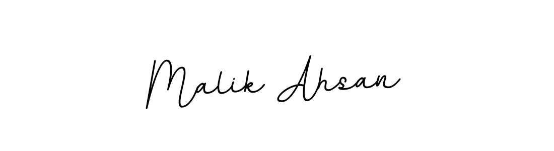 It looks lik you need a new signature style for name Malik Ahsan. Design unique handwritten (BallpointsItalic-DORy9) signature with our free signature maker in just a few clicks. Malik Ahsan signature style 11 images and pictures png