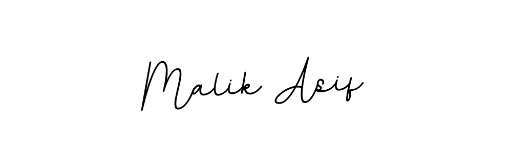 Design your own signature with our free online signature maker. With this signature software, you can create a handwritten (BallpointsItalic-DORy9) signature for name Malik Asif. Malik Asif signature style 11 images and pictures png