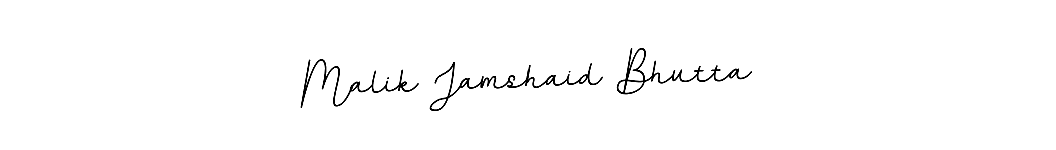 Design your own signature with our free online signature maker. With this signature software, you can create a handwritten (BallpointsItalic-DORy9) signature for name Malik Jamshaid Bhutta. Malik Jamshaid Bhutta signature style 11 images and pictures png