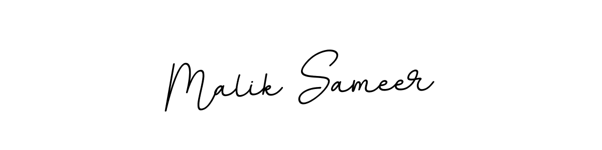 Malik Sameer stylish signature style. Best Handwritten Sign (BallpointsItalic-DORy9) for my name. Handwritten Signature Collection Ideas for my name Malik Sameer. Malik Sameer signature style 11 images and pictures png