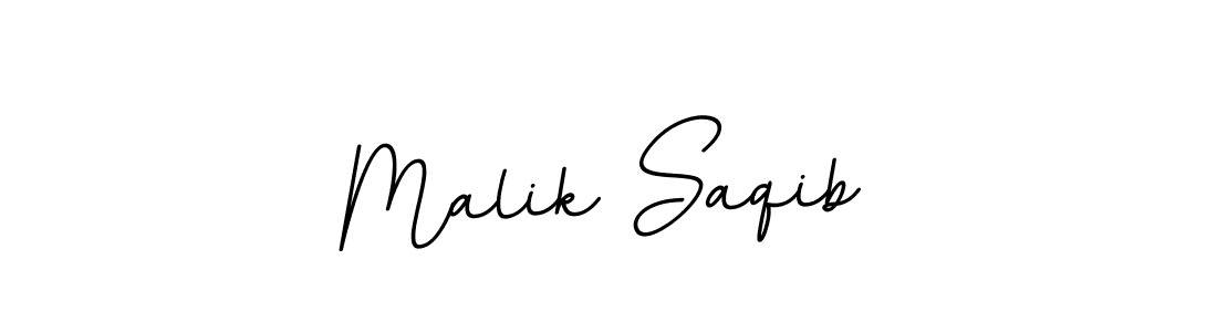 Create a beautiful signature design for name Malik Saqib. With this signature (BallpointsItalic-DORy9) fonts, you can make a handwritten signature for free. Malik Saqib signature style 11 images and pictures png