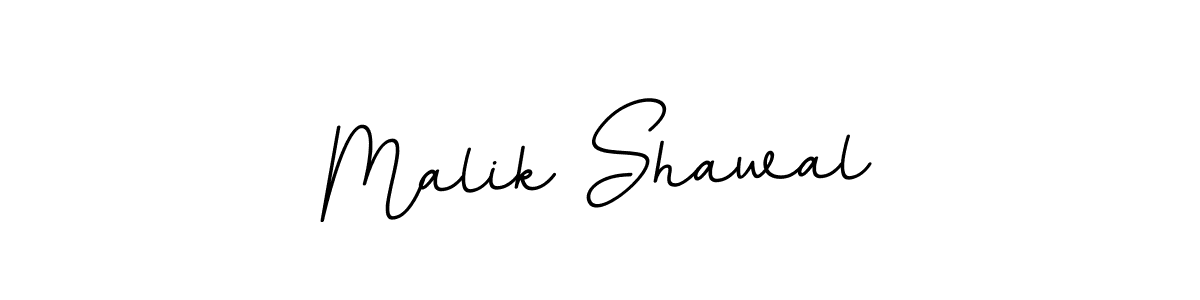 Use a signature maker to create a handwritten signature online. With this signature software, you can design (BallpointsItalic-DORy9) your own signature for name Malik Shawal. Malik Shawal signature style 11 images and pictures png