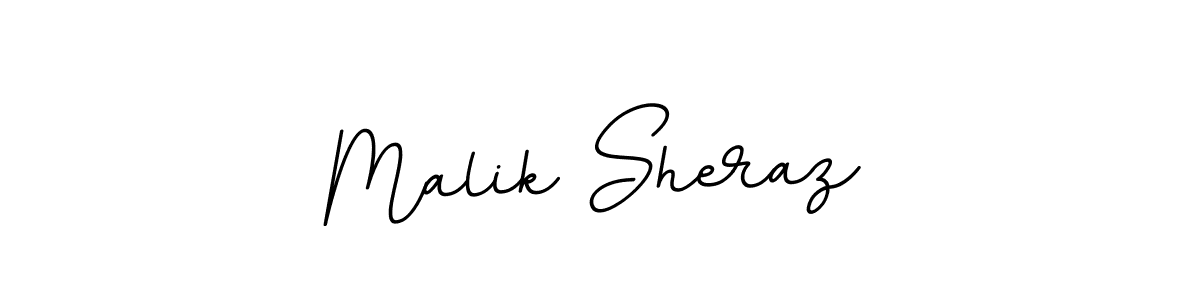 Design your own signature with our free online signature maker. With this signature software, you can create a handwritten (BallpointsItalic-DORy9) signature for name Malik Sheraz. Malik Sheraz signature style 11 images and pictures png