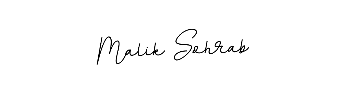 Also we have Malik Sohrab name is the best signature style. Create professional handwritten signature collection using BallpointsItalic-DORy9 autograph style. Malik Sohrab signature style 11 images and pictures png