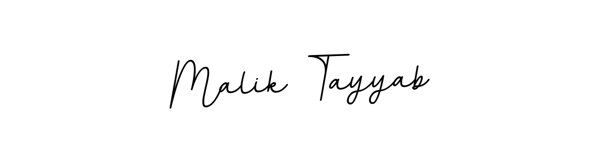 You should practise on your own different ways (BallpointsItalic-DORy9) to write your name (Malik Tayyab) in signature. don't let someone else do it for you. Malik Tayyab signature style 11 images and pictures png