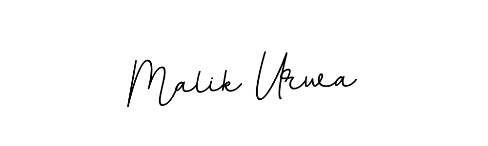 Create a beautiful signature design for name Malik Urwa. With this signature (BallpointsItalic-DORy9) fonts, you can make a handwritten signature for free. Malik Urwa signature style 11 images and pictures png