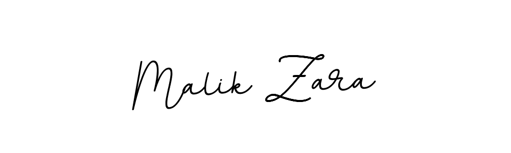 Make a beautiful signature design for name Malik Zara. With this signature (BallpointsItalic-DORy9) style, you can create a handwritten signature for free. Malik Zara signature style 11 images and pictures png